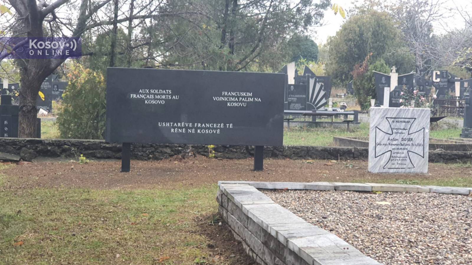 Memorial plaque of the Serbian soldiers that fell in the 1912-1918 wars ...