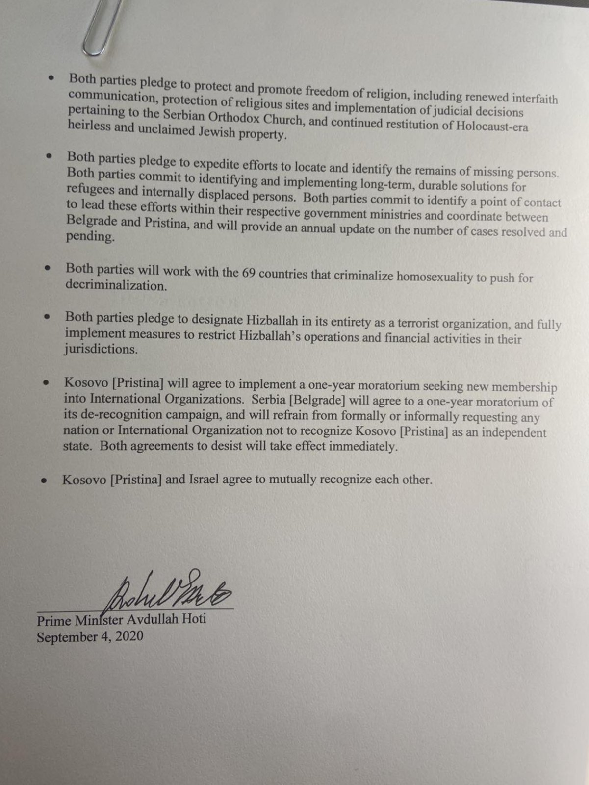 KOSOVO WASHINGTON AGREEMENT visual data 6