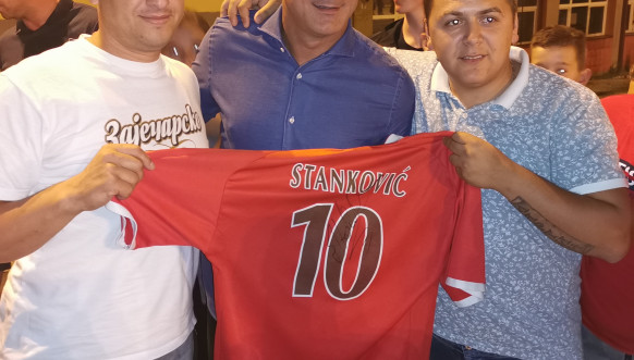 Dejan Stanković u Leposaviću