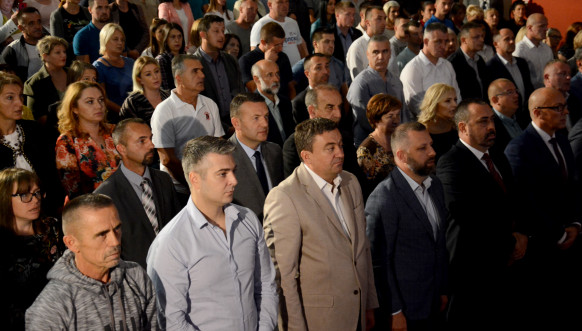 Predizborni skup Srpske liste u Zubinom Potoku Predizborni skup Srpske liste u Zubinom Potoku