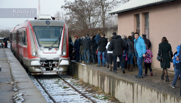 Novogodišnji voz u Severnoj Mitrovici
