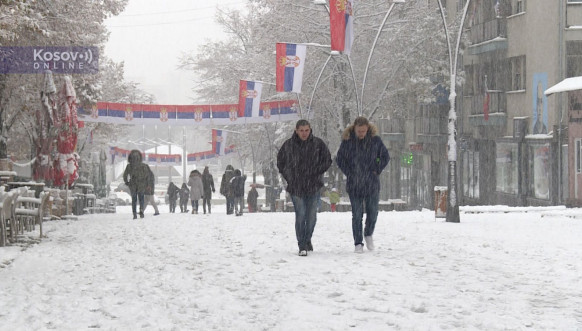 Sneg na severu Kosova