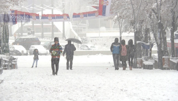 Sneg na severu Kosova