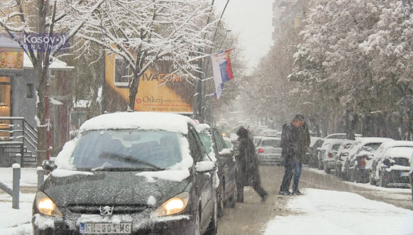Sneg na severu Kosova