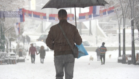 Sneg na severu Kosova
