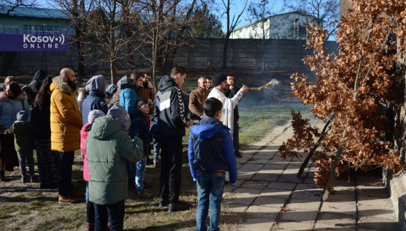 Proslava Badnjeg dana u hramu Svetog Save u Južnoj Mitrovici