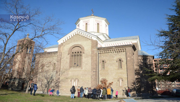 Proslava Badnjeg dana u hramu Svetog Save u Južnoj Mitrovici
