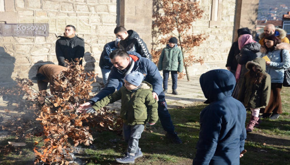 Proslava Badnjeg dana u hramu Svetog Save u Južnoj Mitrovici