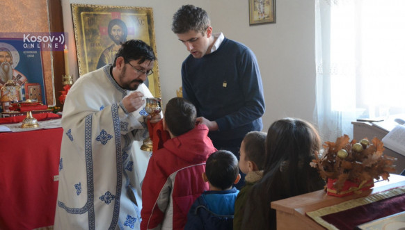 Proslava Badnjeg dana u hramu Svetog Save u Južnoj Mitrovici