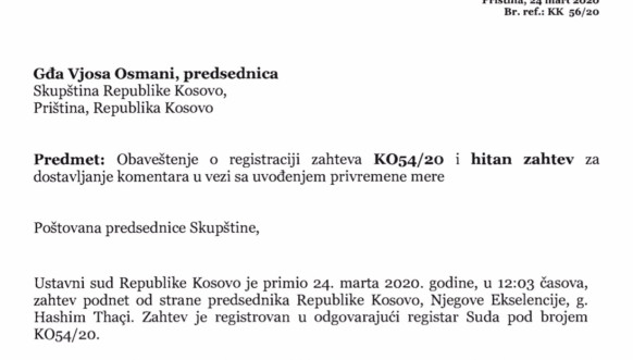 Odluka Ustavnog suda Odluka Ustavnog suda
