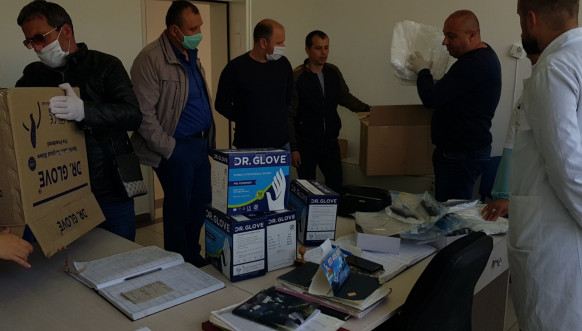 Klokot - raspodela medicinskog zaštitnog materijala Klokot - raspodela medicinskog zaštitnog materijala