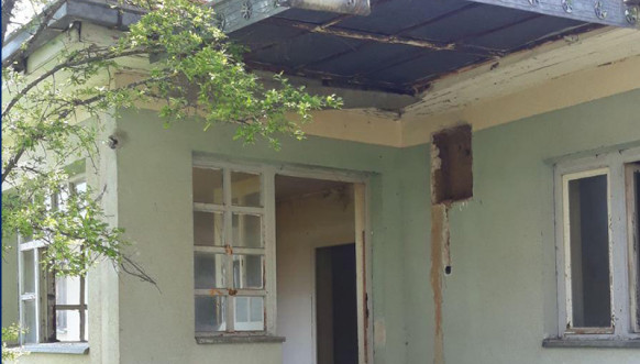 Cernica, zapaljena kuća Cernica, zapaljena kuća