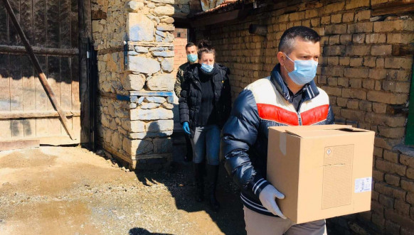 Vrbovac - Distribucija humanitarnih paketa anonimnog donatora iz KM