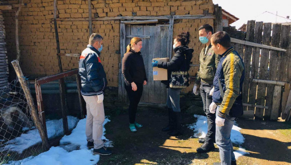 Vrbovac - Distribucija humanitarnih paketa anonimnog donatora iz KM