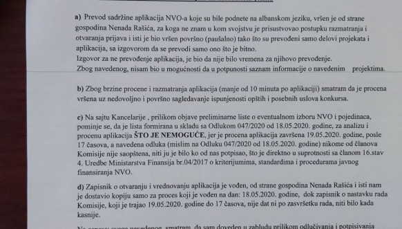 Ostavka člana komisije u Kancelariji za zajednice Ostavka člana komisije u Kancelariji za zajednice