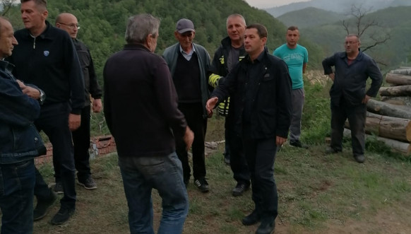 Požar u naselju Belo brdo 