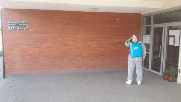 Klokot - Redovna dezinfekcija javnih ustanova i prostora