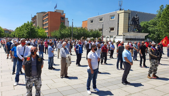 Veterani OVK - protest Veterani OVK - protest