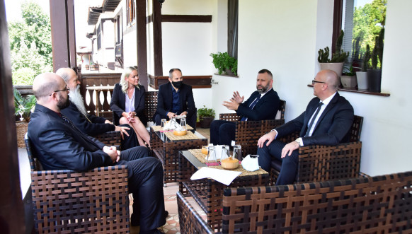 Rakić i Jeftić sa vladikom Teodosijem