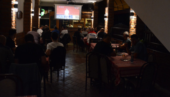 Utakmica CZ - FK Tirana - restoran Stefan.