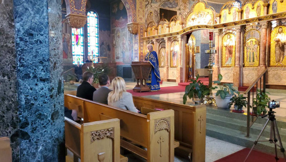 Grenel u Milvokiju - liturgija u hramu Sv Save Grenel u Milvokiju - liturgija u hramu Sv Save