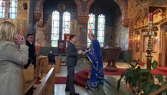 Grenel u Milvokiju - liturgija u hramu Sv Save Grenel u Milvokiju - liturgija u hramu Sv Save