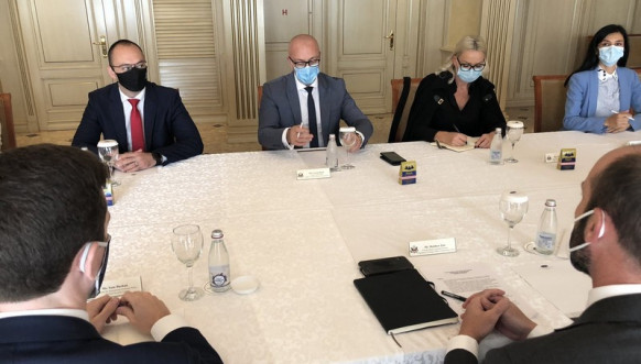 Rakić sa delegacijom SAD Rakić sa delegacijom SAD