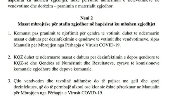 CIK - Mere za zaštitu glasača i izbornog osoblja u Podujevu i Severnoj Mitrovici CIK - Mere za zaštitu glasača i izbornog osoblja u Podujevu i Severnoj Mitrovici