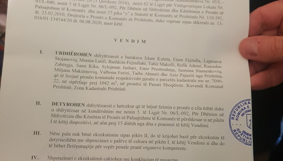 Odluka o iseljenju