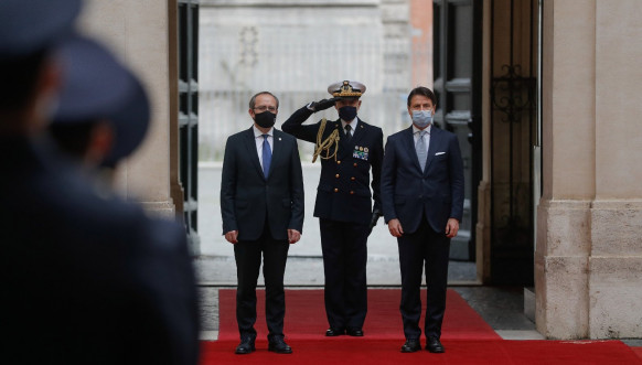 Hoti sa premijerom Italije Đuzepeom Konteom 