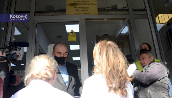 Protestna šetnja zdravstvenih radnika u Severnoj Mitrovici