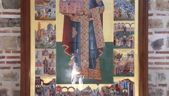 Žitije Sv kralja Milutina - Ikona Žitije Sv kralja Milutina - Ikona