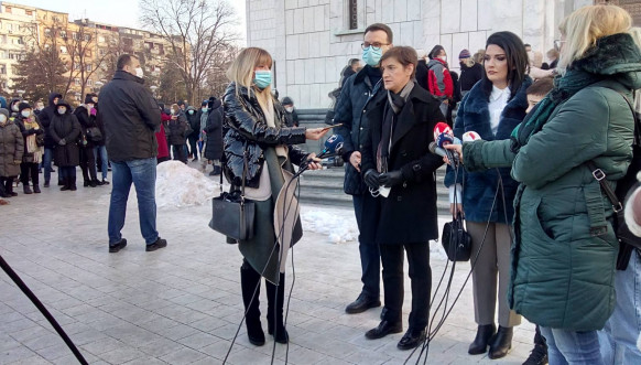 Pomen Oliveru Ivanoviću - Hram Svetog Save, Brnabić, Petković, Ivanović