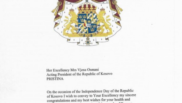 Čestitka kralja Švedske