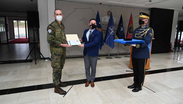 Primopredaja zapovedništva Savetodavnog tima za veze NATO na Kosovu