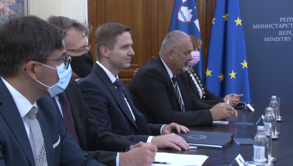 Ministar Selaković sa Zorčičem Ministar Selaković sa Zorčičem