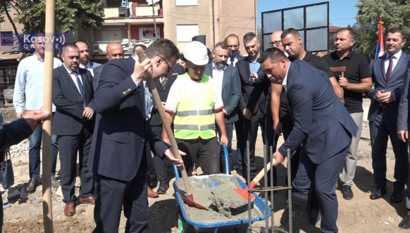 Petković - polaganje kamena temeljca za novu zgradu Univerziteta u Kosovskoj Mitovici