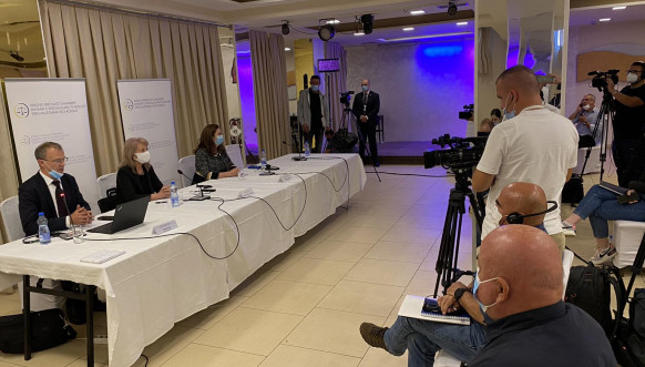Ekaterina Trendafilova u Severnoj Mitrovici
