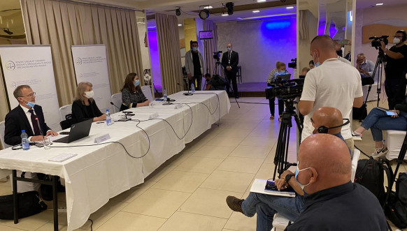 Ekaterina Trendafilova u Severnoj Mitrovici