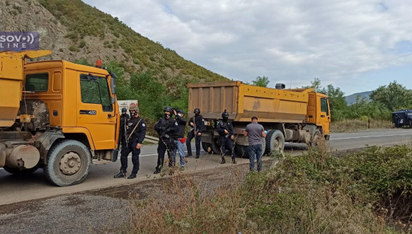 Jarinje protest - predstavnici Srpske liste 