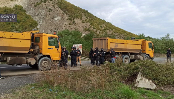 Jarinje protest - predstavnici Srpske liste 
