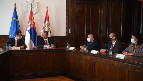 Vučić i Petković sa predstavnicima Srba sa Kosova
