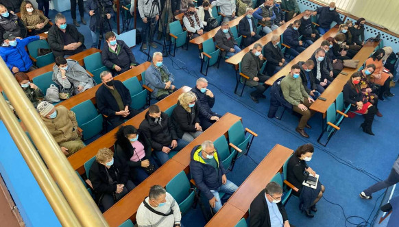 Jagodina - Petković razgovara sa raseljenim licima sa KiM