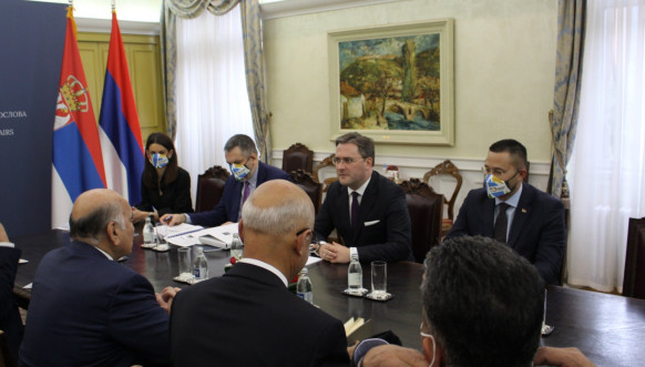 Selaković sa ministrom inostranih poslova Iraka Fuadom Huseinom Selaković sa ministrom inostranih poslova Iraka Fuadom Huseinom