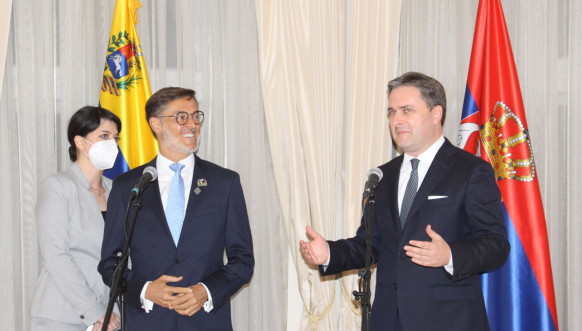 Selaković sa ministrom inostranih poslova Venecuele