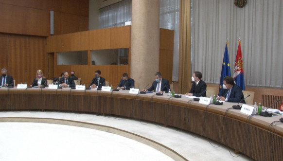 Selaković sa Žiofreom i ambasadorima EU
