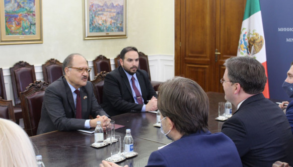 Selakovića sa ambasadorom Meksika Karlosom Feliksom