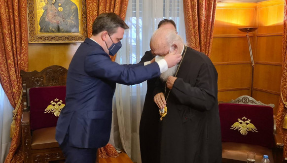 Ministar Selaković i arhiepiskop Jeronimos Drugi