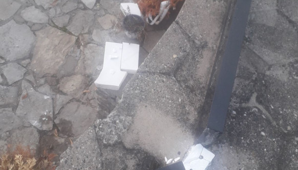 Oskravljen spomenik u Velikoj Hoči Oskravljen spomenik u Velikoj Hoči