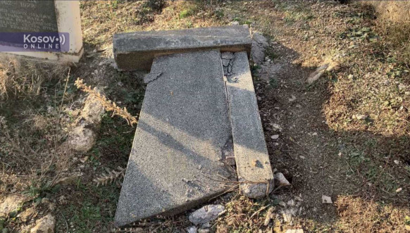 Porušeni spomenici na groblju u Kišnici